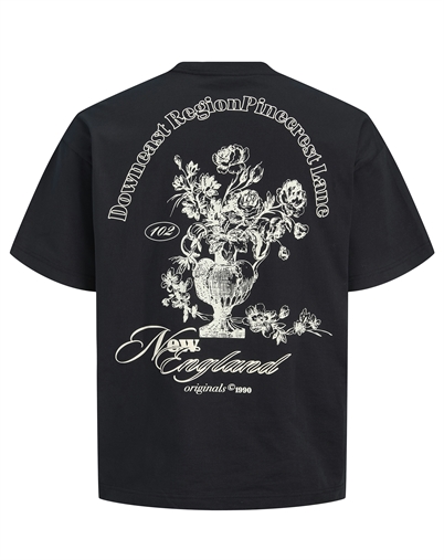 Jack & Jones - JORMaine Back Crew T-Shirt - Black 